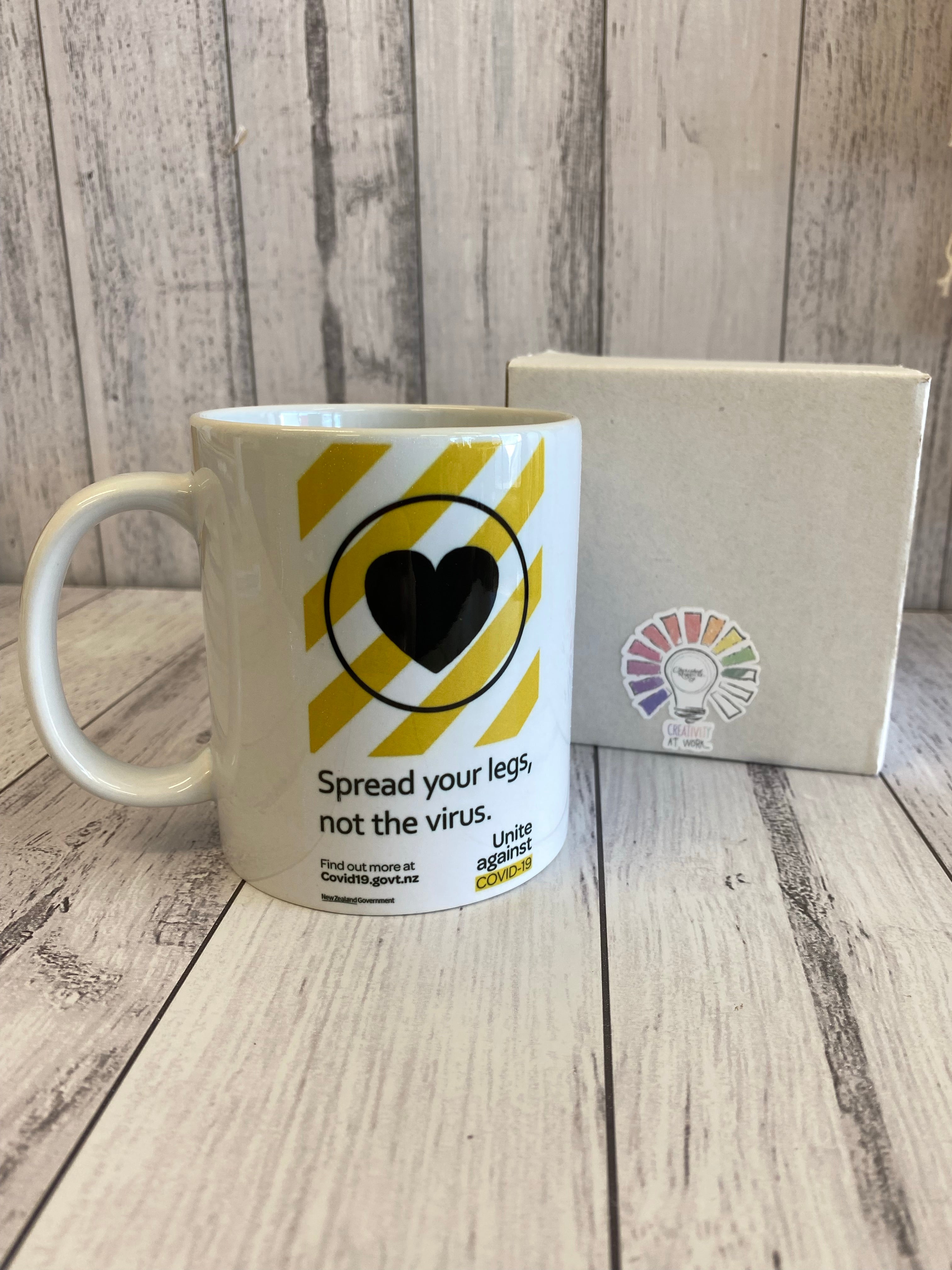 Spread your legs, not the virus mug – Creative Printz