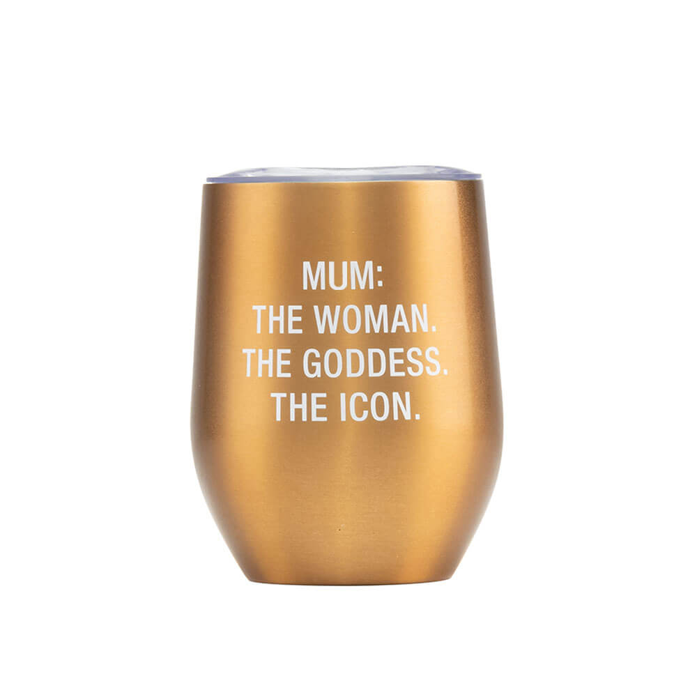 THERMAL WINE TUMBLER: MUM THE ICON - Creative Printz