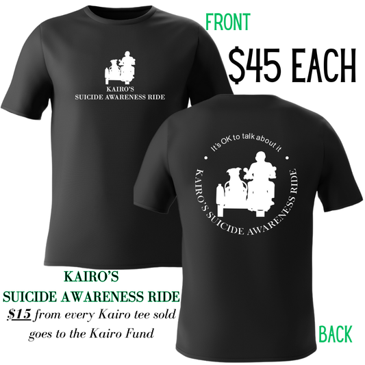 Kairo's Suicide Awareness Ride - Tee - Creative Printz