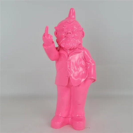 Pop Gnome w Finger Pink 35cmH