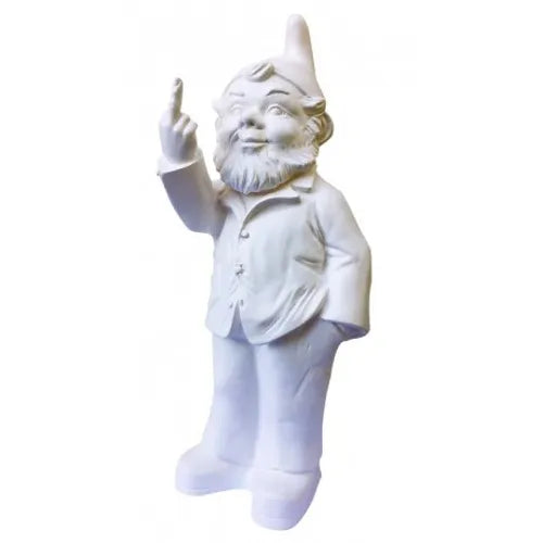 Pop Gnome w Finger White 35cmH