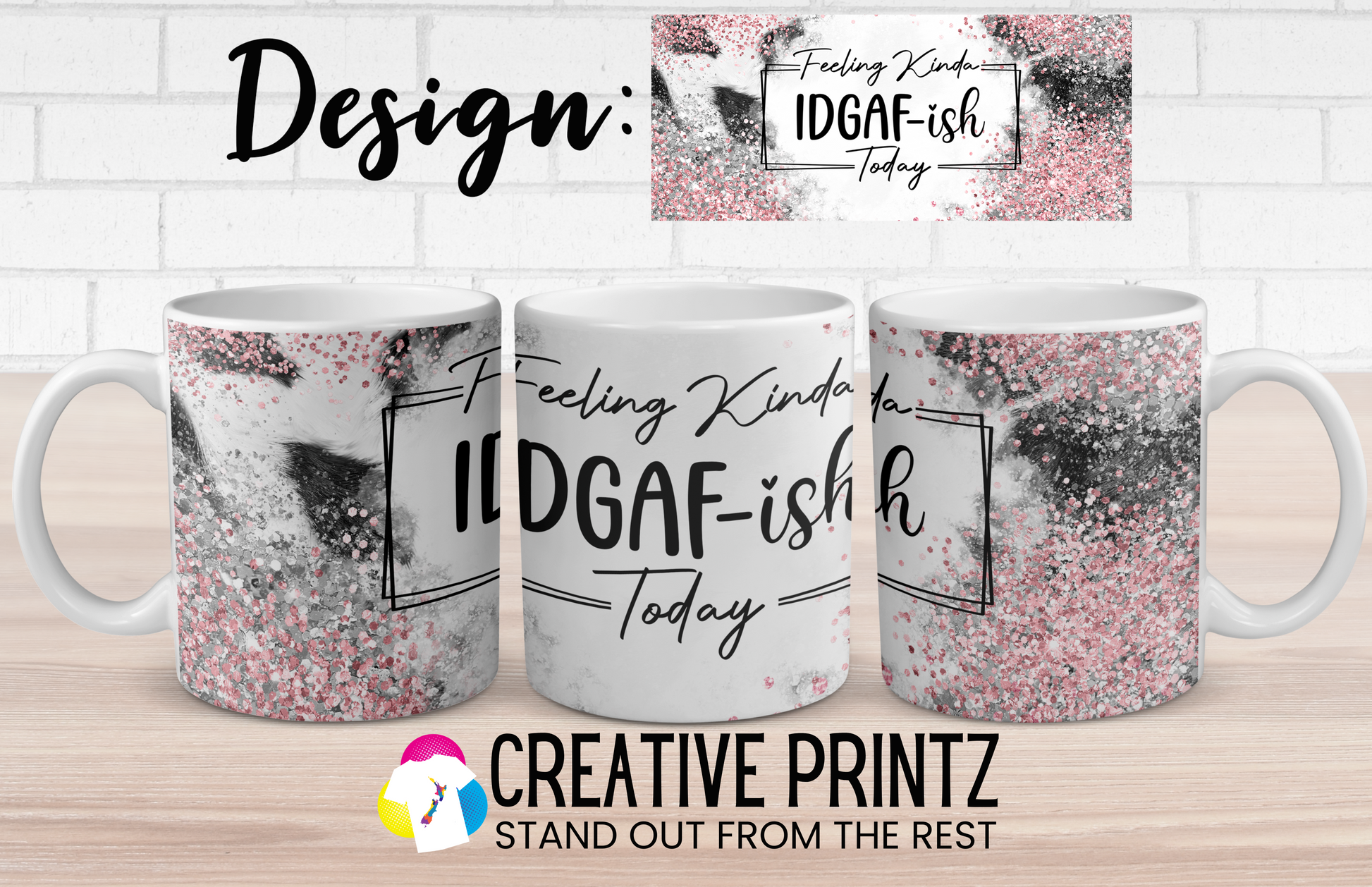 Feeling Kinda IDGAF-ish Today Mug - Creative Printz