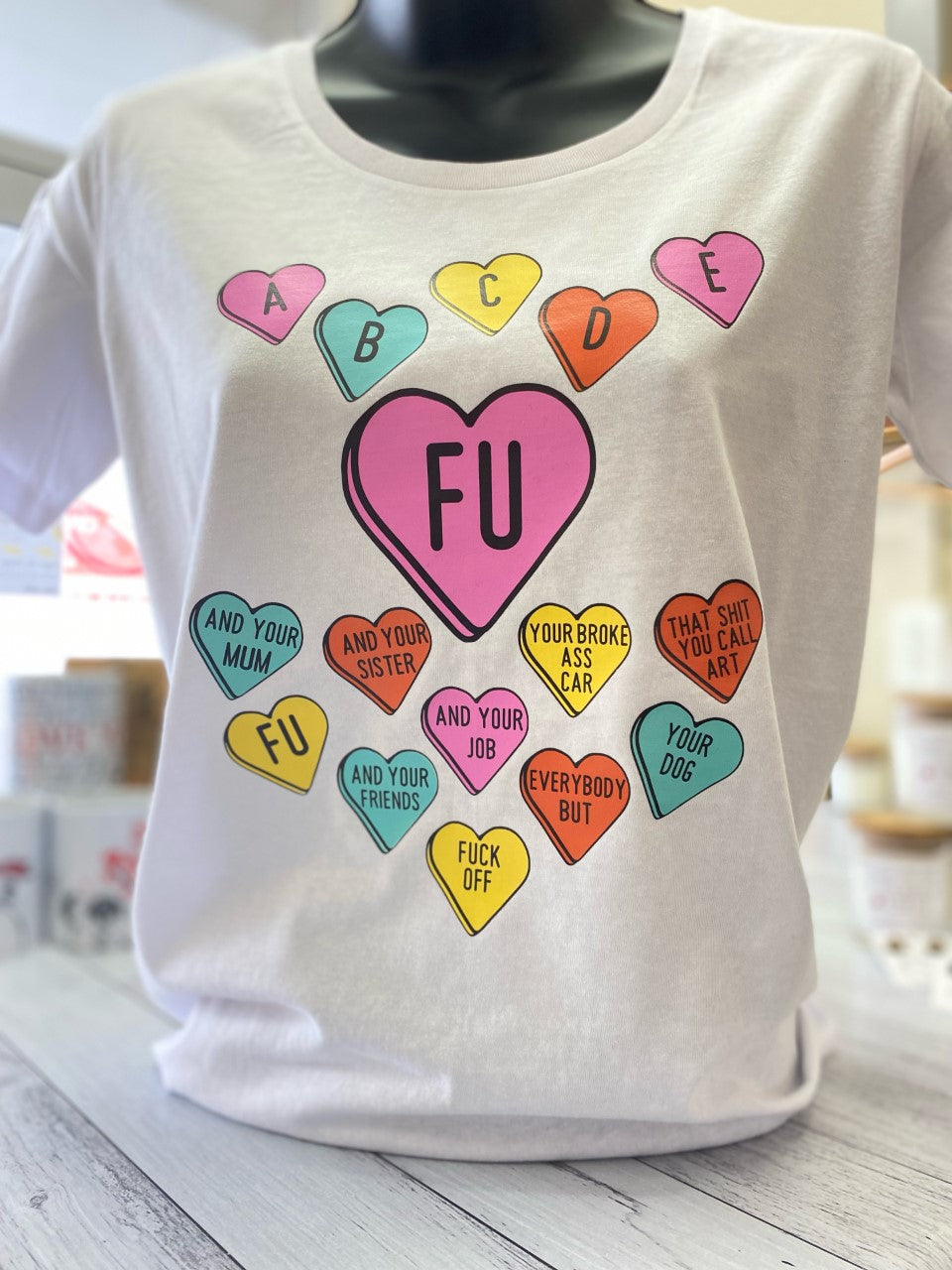 ABCDE FU Printed T-Shirt - Creative Printz