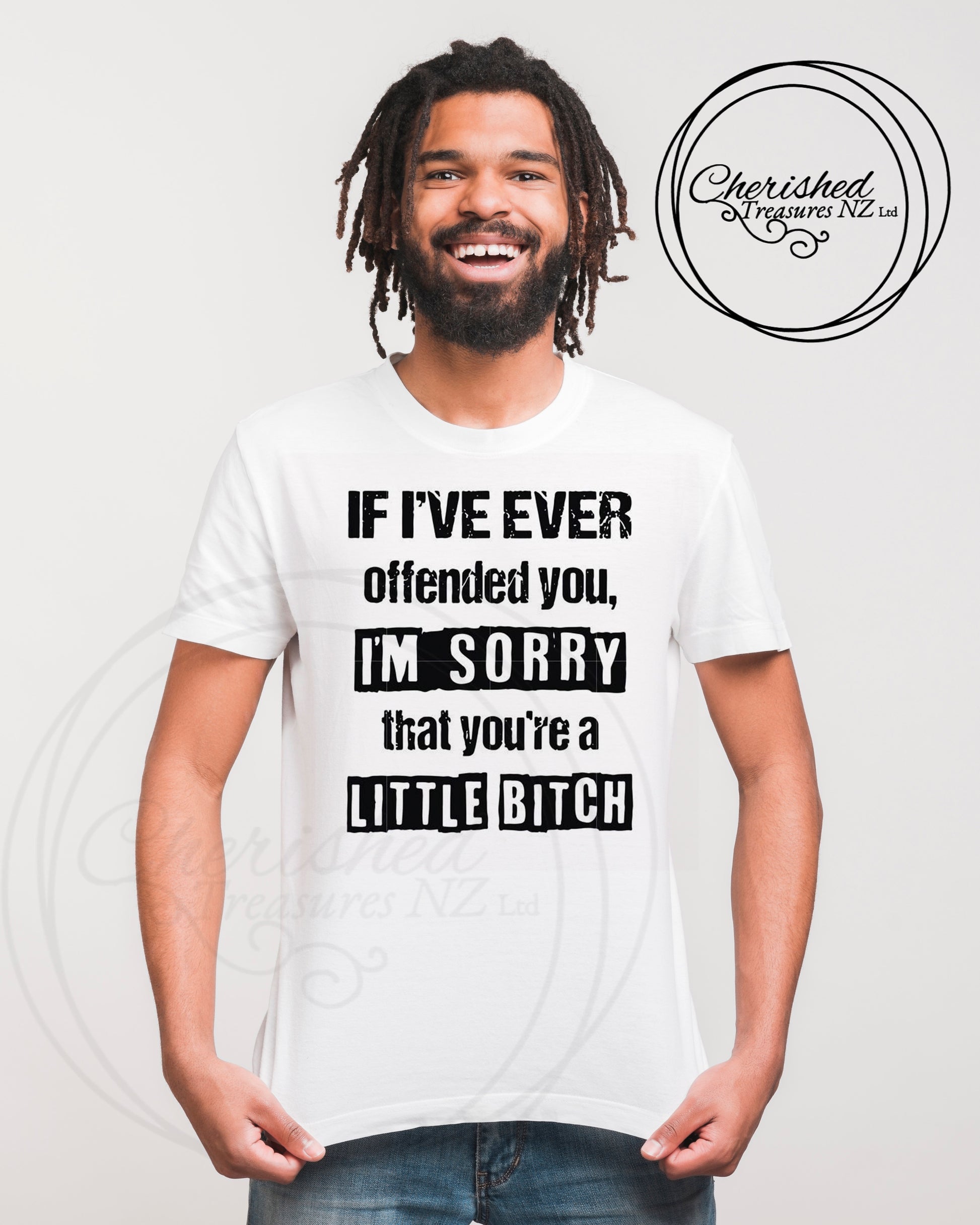 If I’ve ever offended you... Men’s T-Shirt - Creative Printz