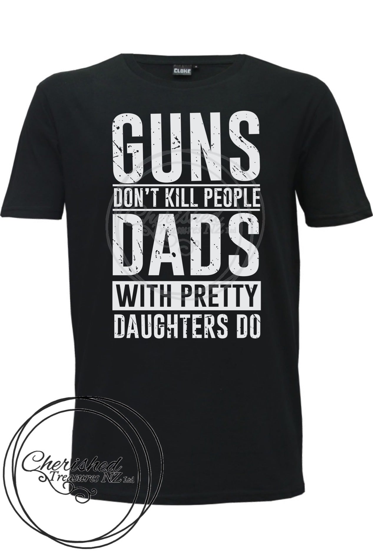 Guns don’t shoot people Men’s T-Shirt - Creative Printz