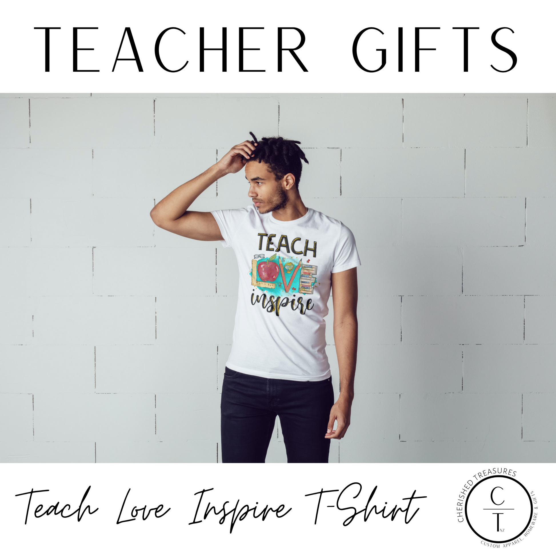 Teach Love Inspire T-Shirt - Creative Printz